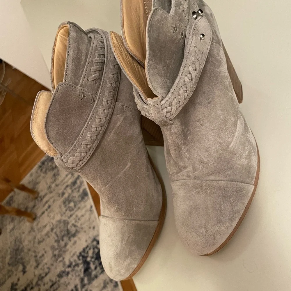 Grey Rag & Bone Booties - Picture 3 of 6